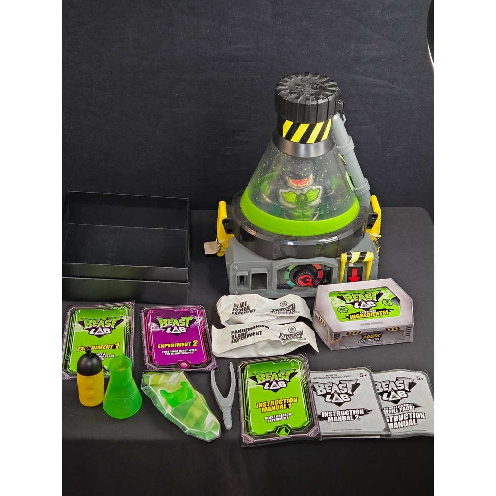 Mr. Beast Lab‎ Creator Experiment Interactive Playset with Accessories & Manuals